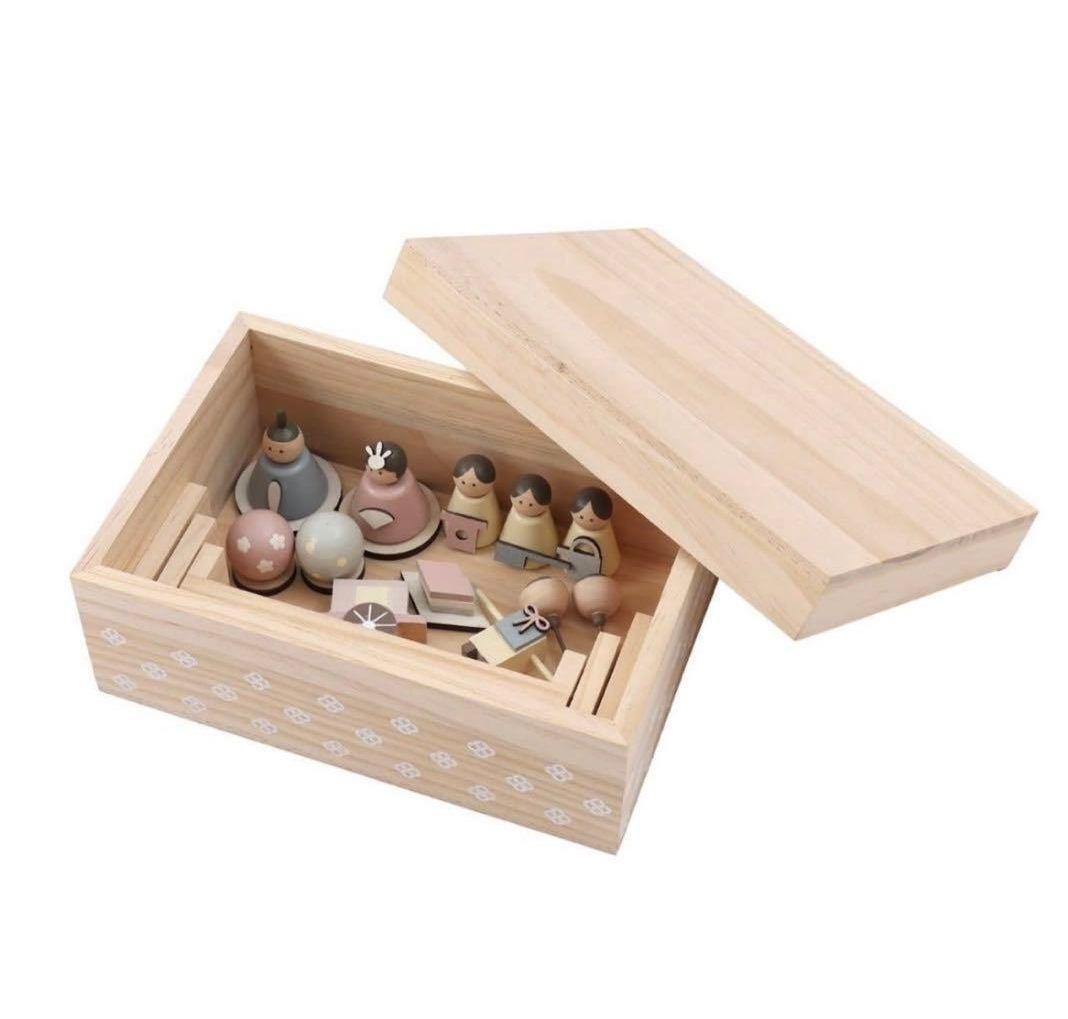 新品未開封 完売品 収納できる雛人形セットsalut!　ひなまつり　サリュ