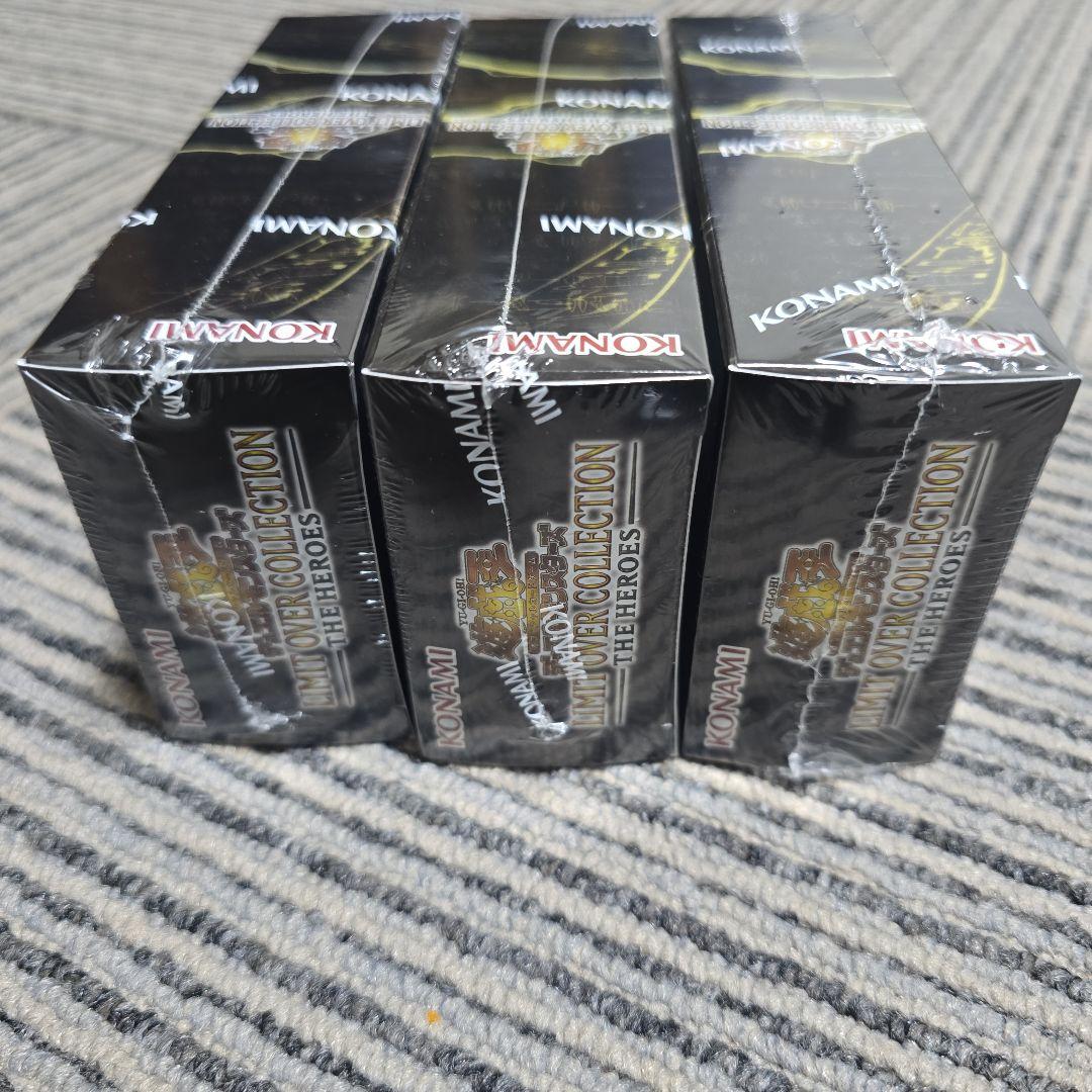 遊戯王リミットオーバーコレクションヒーローズ 3BOX プロモ付　③
