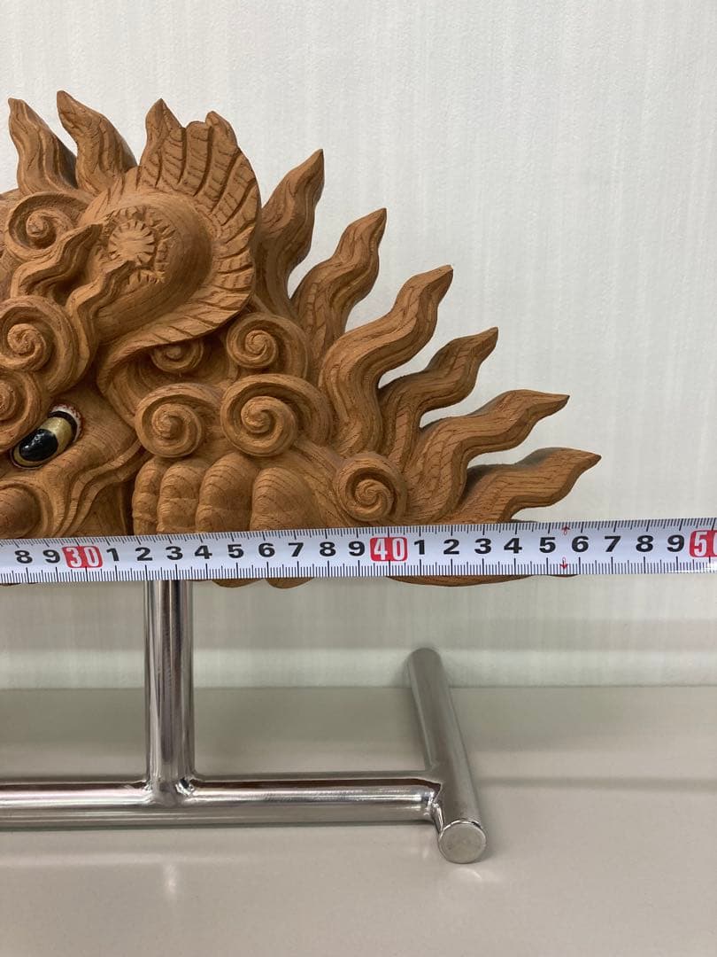 【木彫　獅噛】　獅子噛み　鬼板　だんじり　地車　曳山　山車　祭り屋台