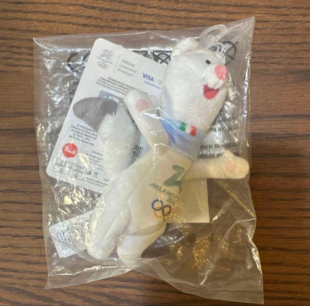 2026年ミラノオリンピック公式マスコット ティナ　ぬいぐるみ　13センチ