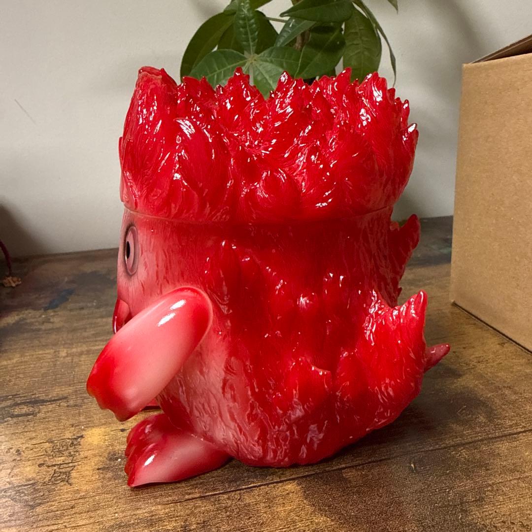 ソフビ　フィギュア　火炎獣　スタンダードカラー　フィギュア 赤　一点物