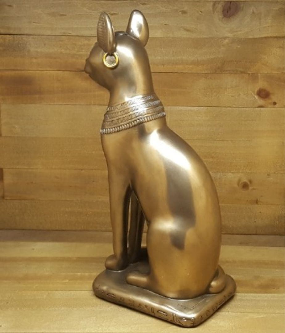 エジプト　バステト の大型　ブロンズ像