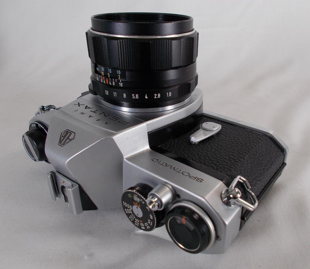 フィルムカメラ 整備済　Pentax SPII + レンズ f1.8　E267