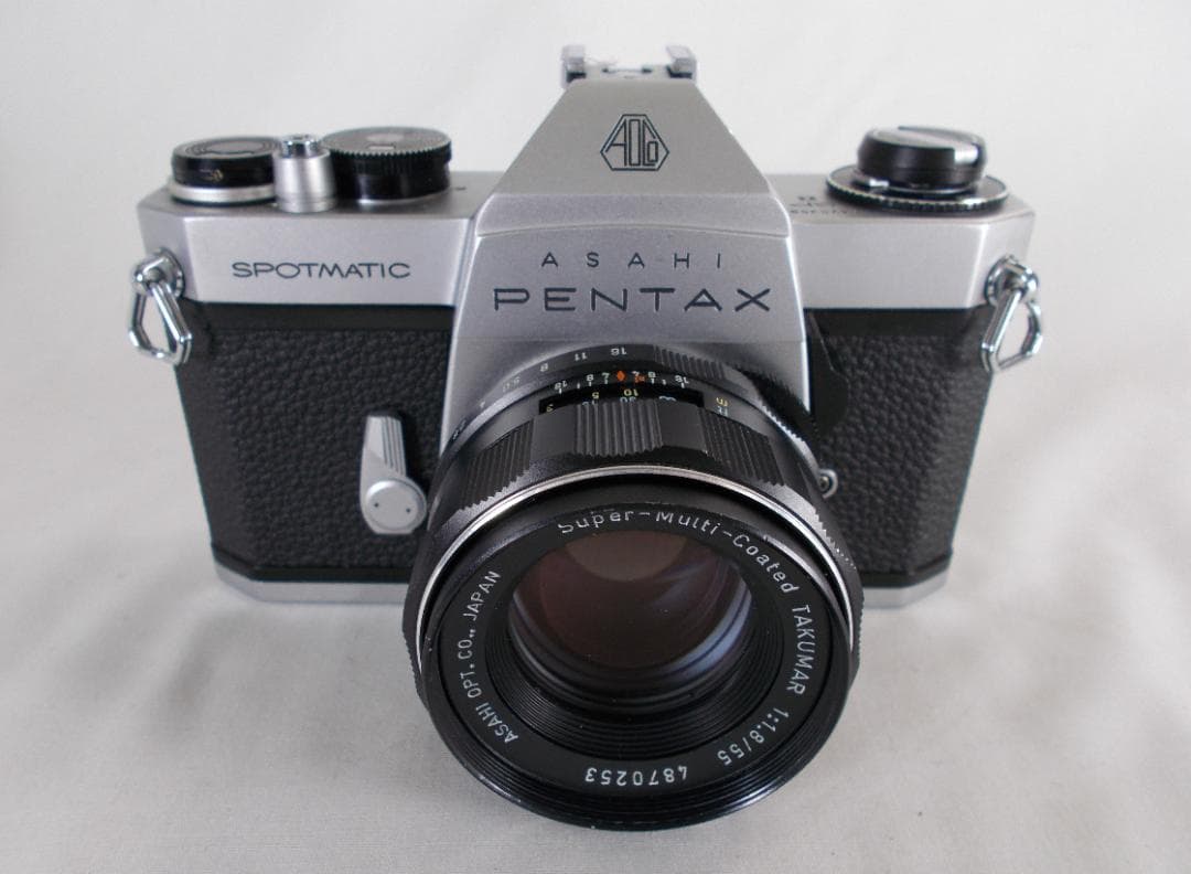 フィルムカメラ 整備済　Pentax SPII + レンズ f1.8　E267