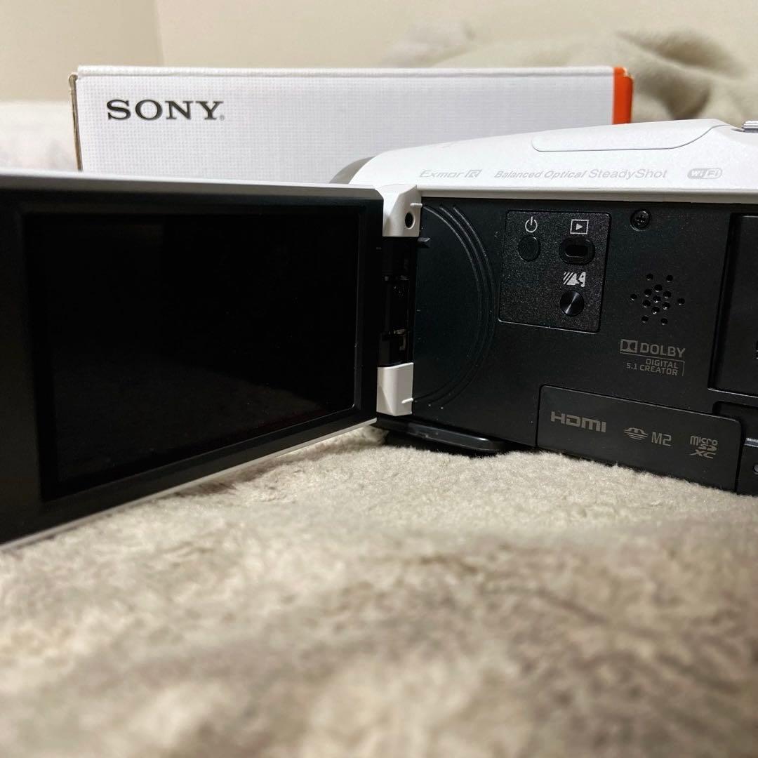 SONY HDR-CX680 HANDYCAM 20年製 ホワイト 美品
