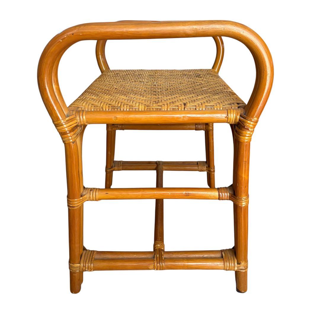 ラタンベンチ 籐椅子 玄関ベンチ スツール 籐家具