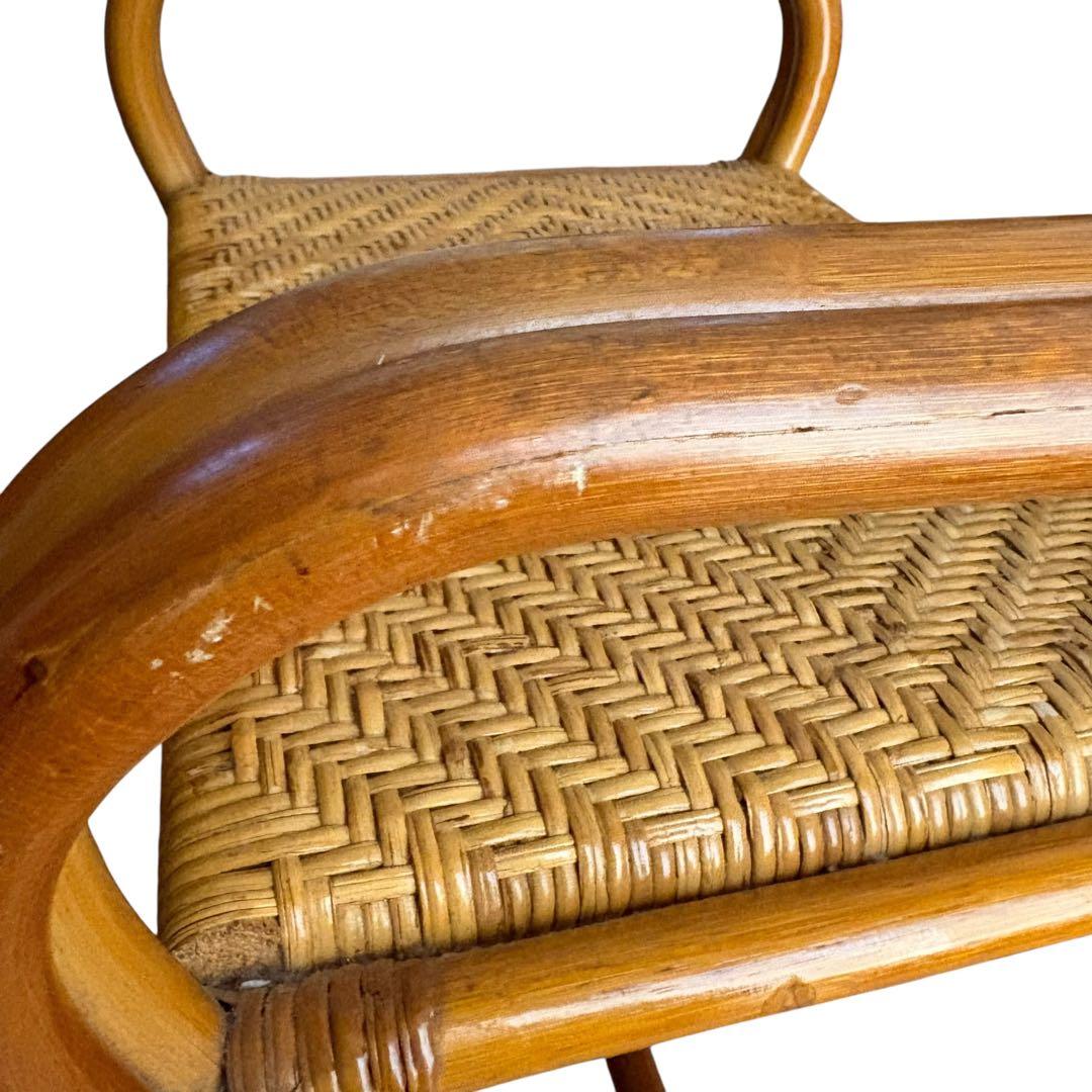 ラタンベンチ 籐椅子 玄関ベンチ スツール 籐家具