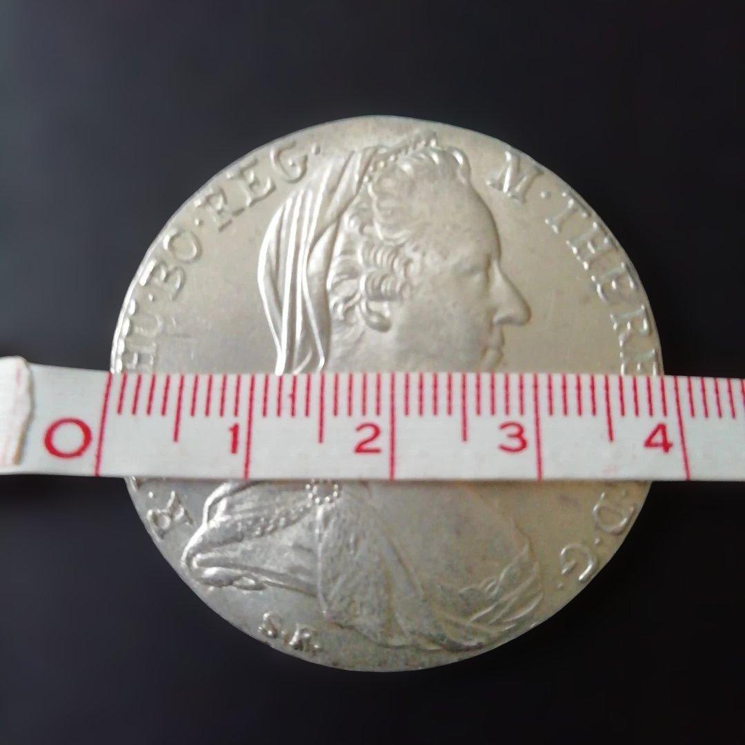 オーストリア大型銀貨マリアテレジア王女1780年　極美品