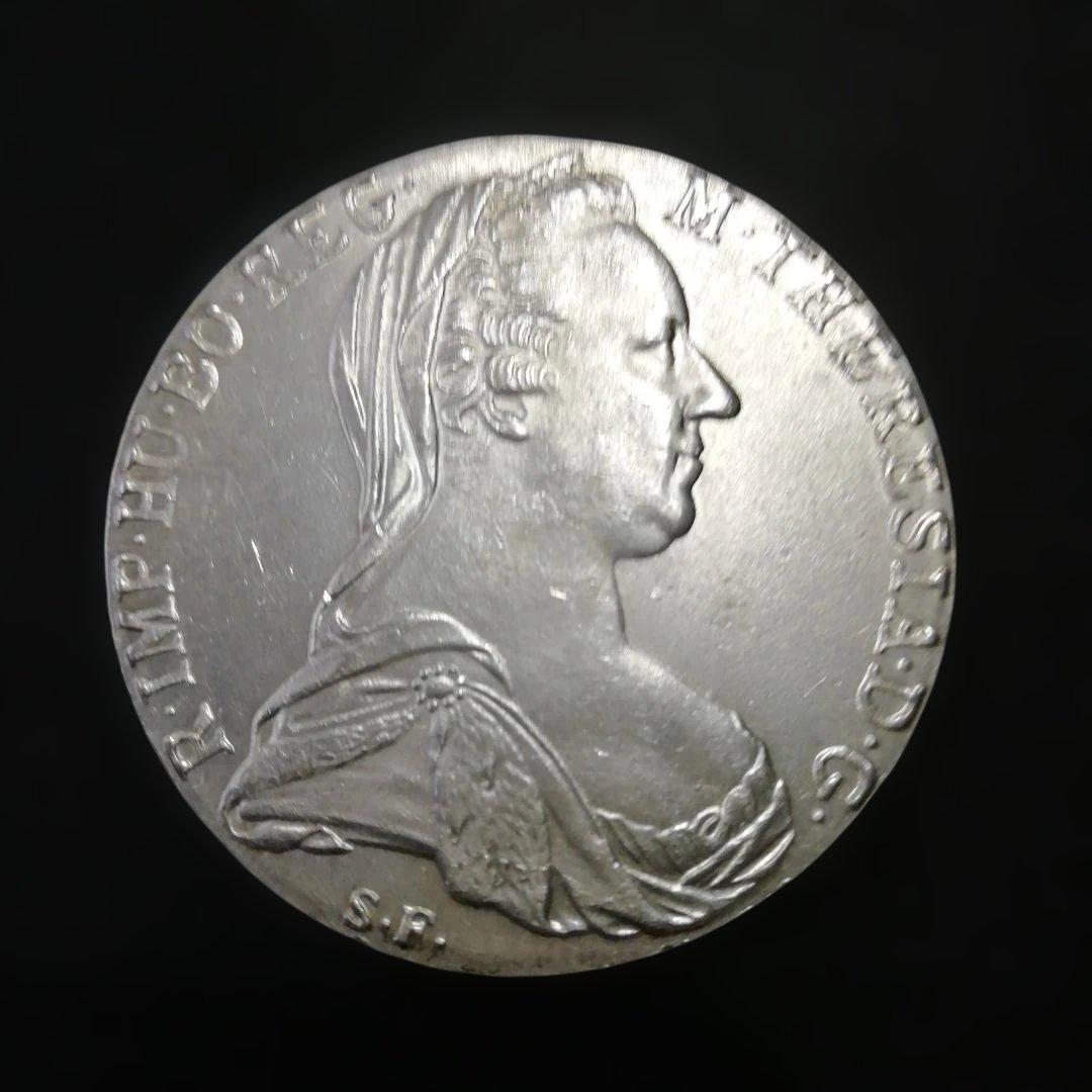 オーストリア大型銀貨マリアテレジア王女1780年　極美品