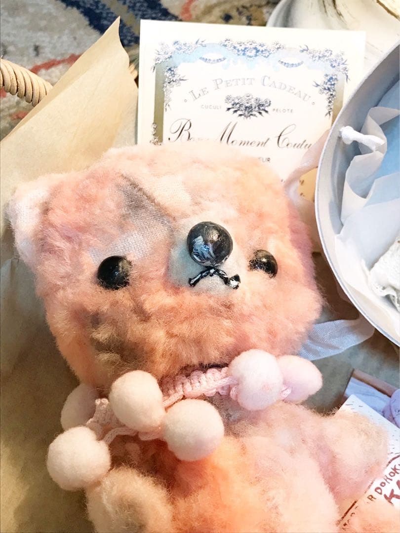 人気国内作家さまによるオレンジテディベア 新品未使用