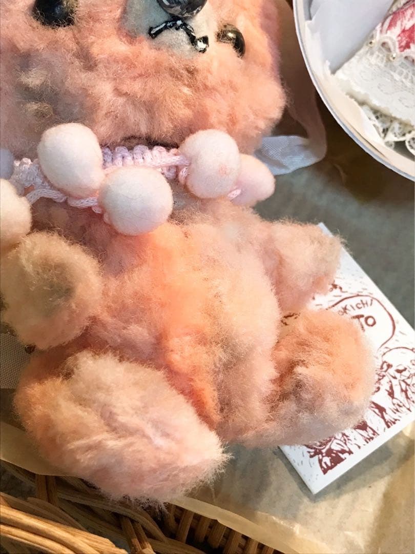 人気国内作家さまによるオレンジテディベア 新品未使用