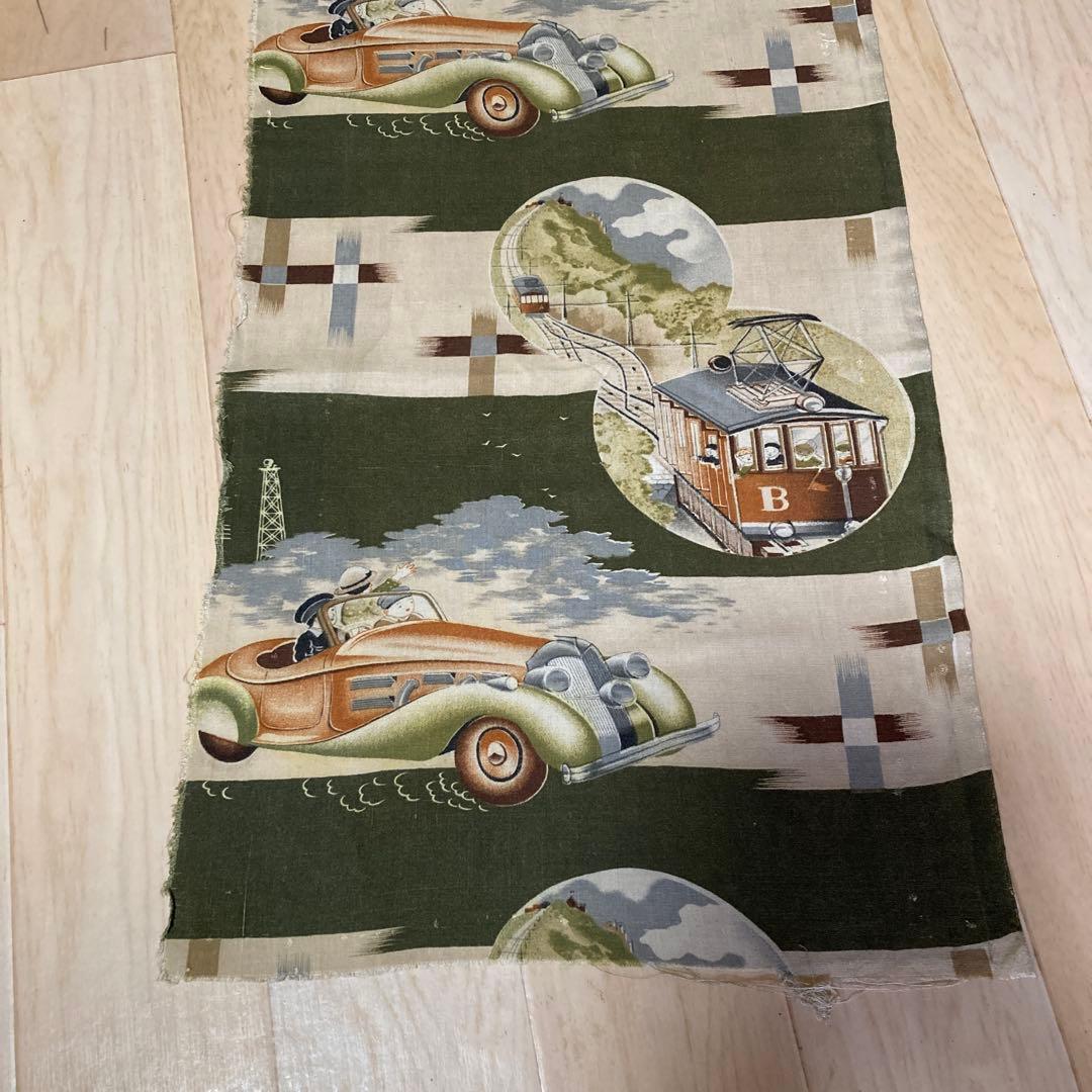 戦前　モスリンはぎれ ２枚