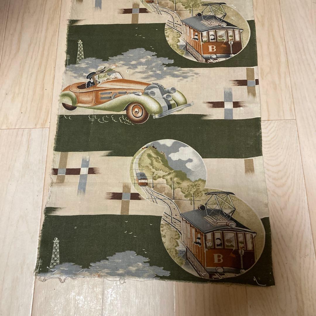 戦前　モスリンはぎれ ２枚