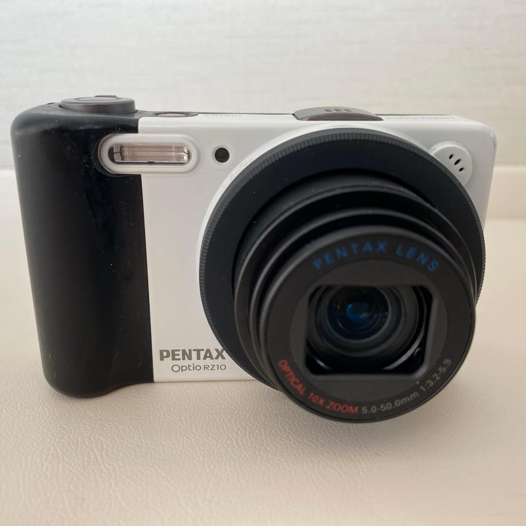 PENTAX ペンタックスOptio RZ10 デジタルカメラ　ホワイト