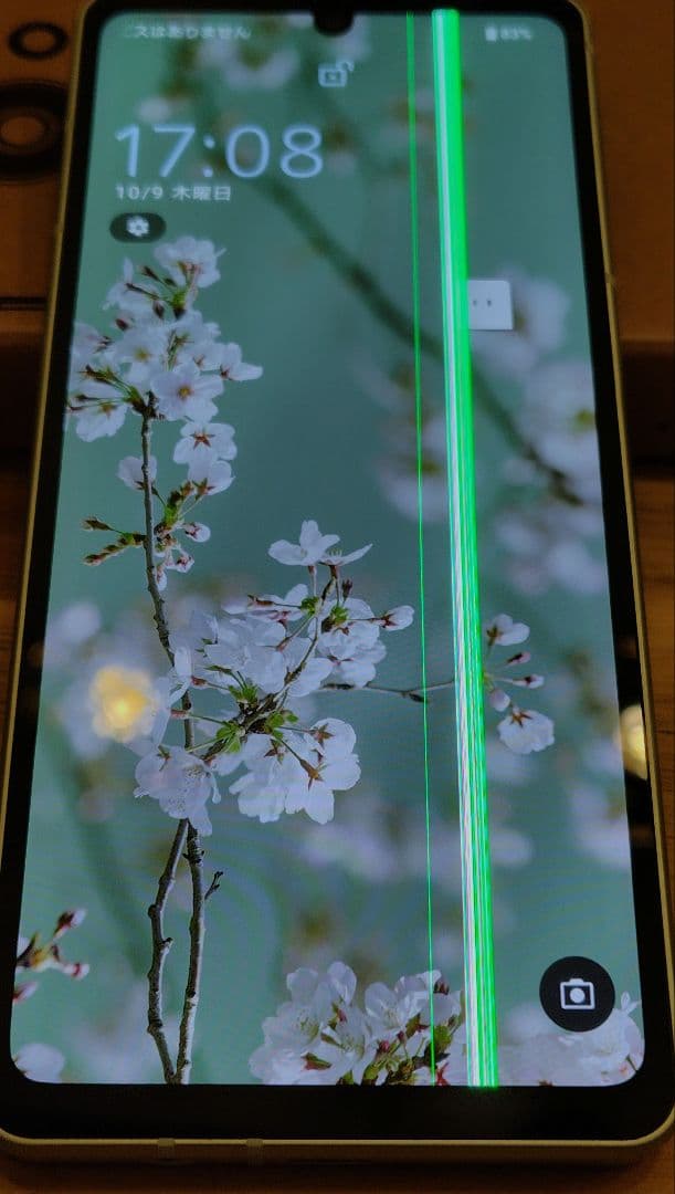 【ジャンク品】AQUOS SENSE8 SH54D ペールグリーン　本体