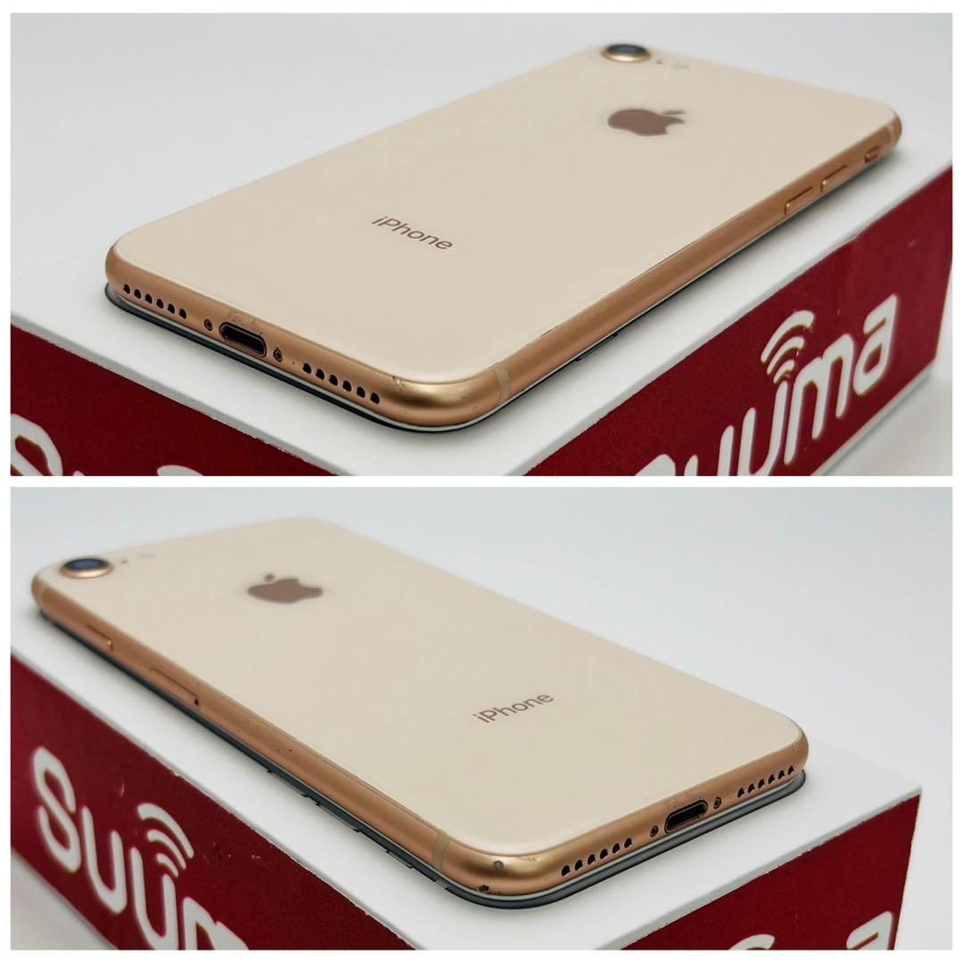 C 100% iPhone 8 64 GB SIMフリー ゴールド 本体