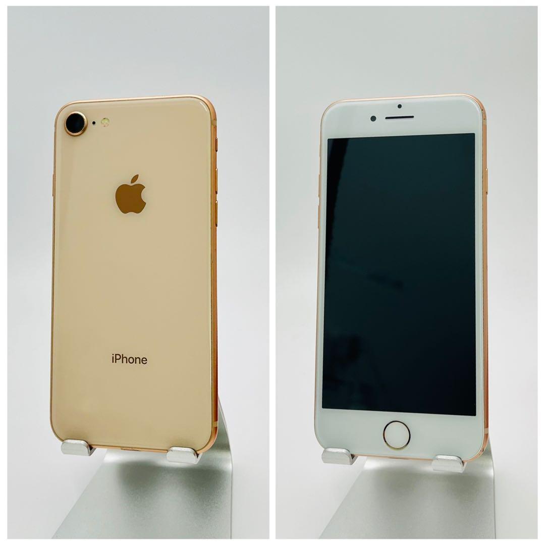 C 100% iPhone 8 64 GB SIMフリー ゴールド 本体
