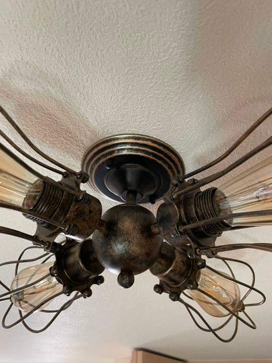 シーリングライト　レトロ　アンティーク　照明　北欧風　男前　天井照明