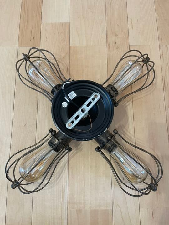 シーリングライト　レトロ　アンティーク　照明　北欧風　男前　天井照明