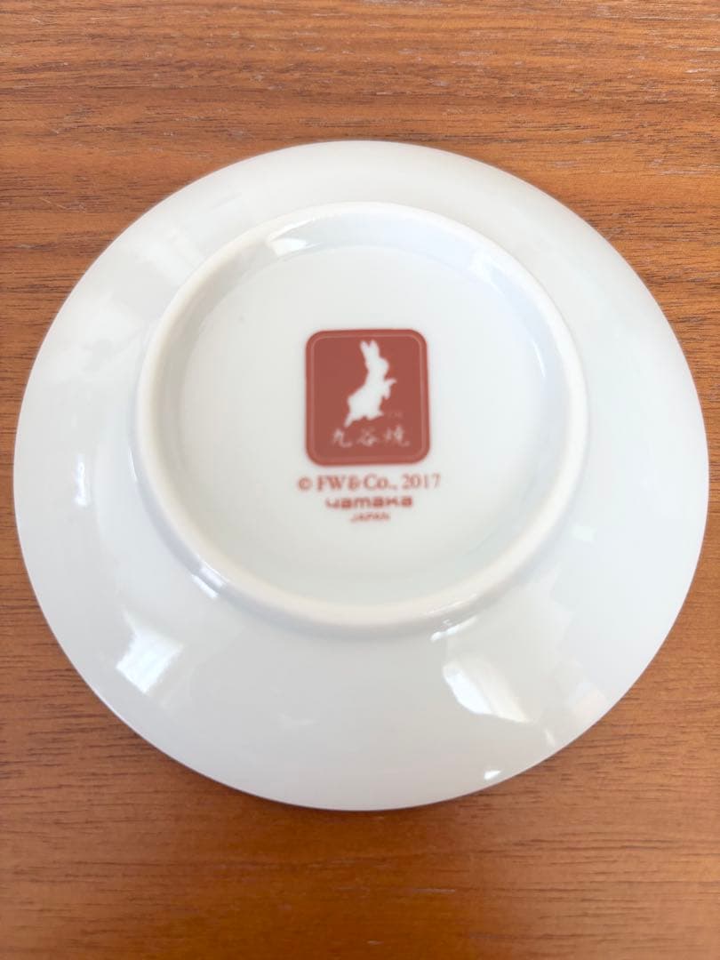 【新品未使用】ピーターラビット　九谷焼　小皿　5枚セット