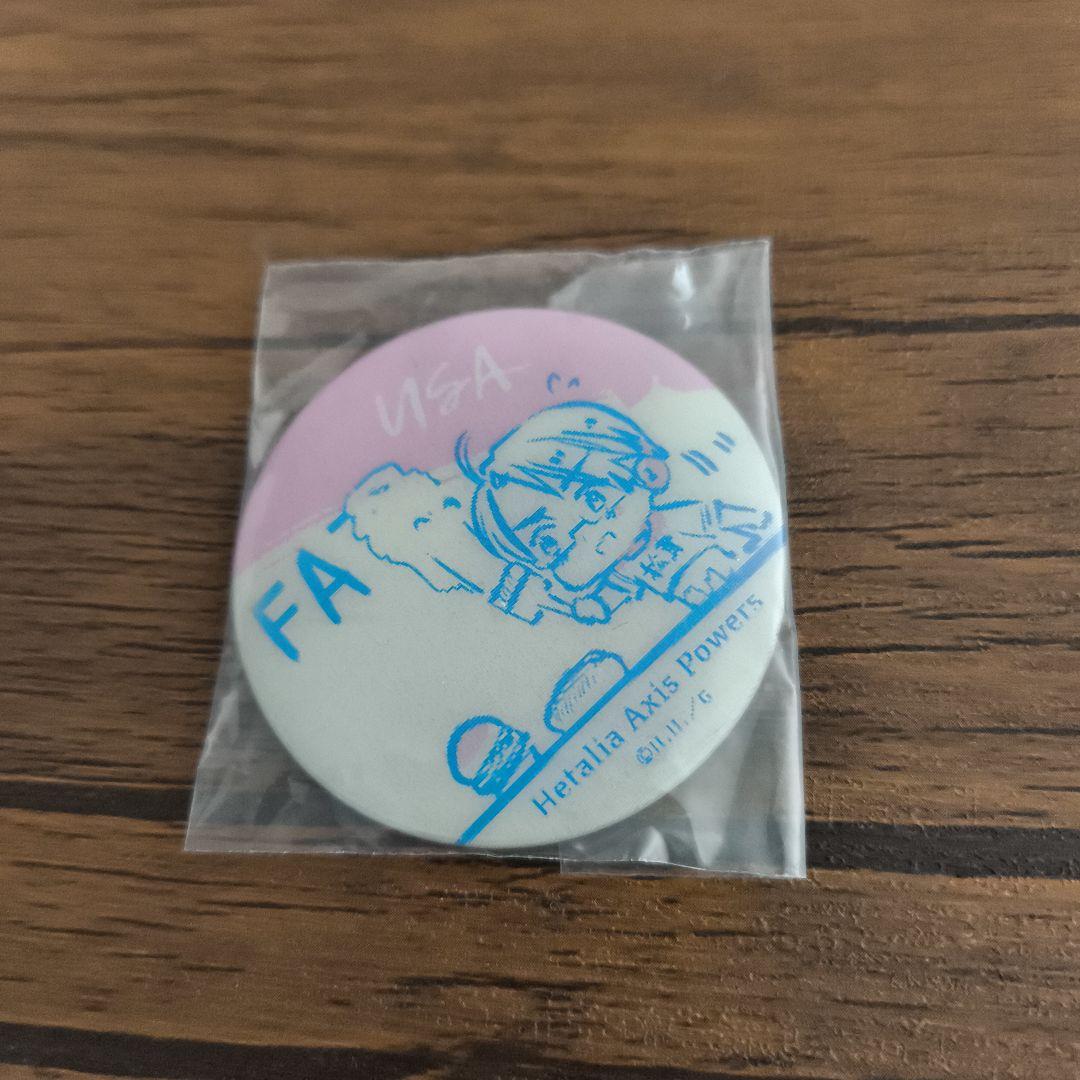 ヘタリア　チェンジング缶バッジ　アメリカ　お国柄