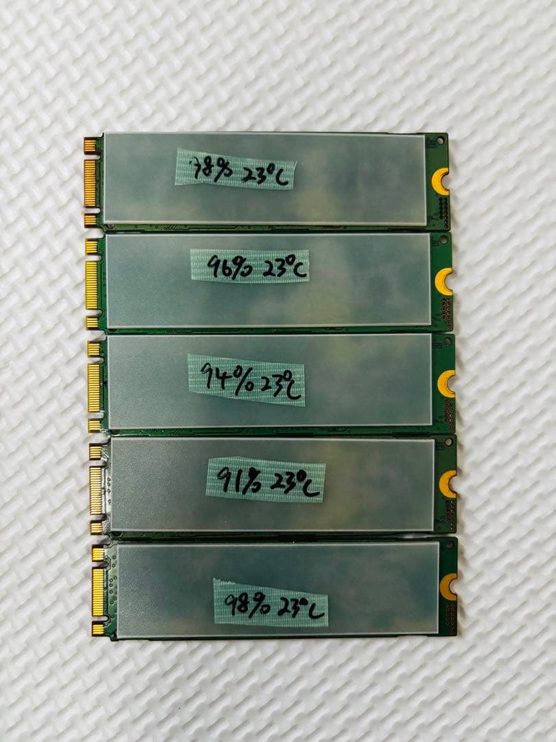 SSD M.2 SATA 256GB 5枚セット