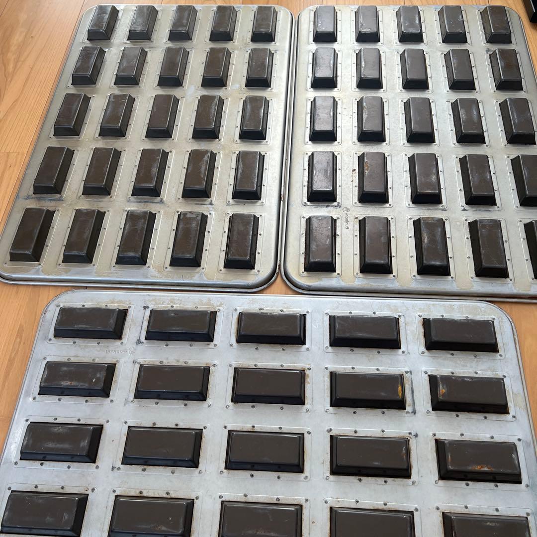 業務用　フィナンシェの型　3枚セット　25個取り