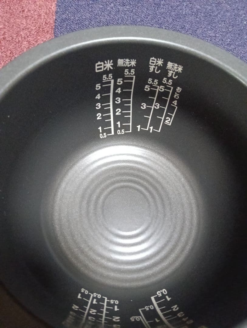 【美品】東芝かまど銅釜　内釜 5.5合 RC−10VRK