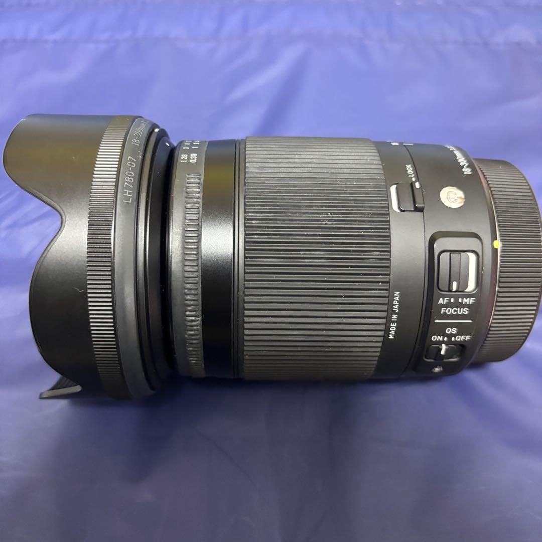 【ジャンク品】SIGMA 18-300mm F3.5-6.3 DC キャノン