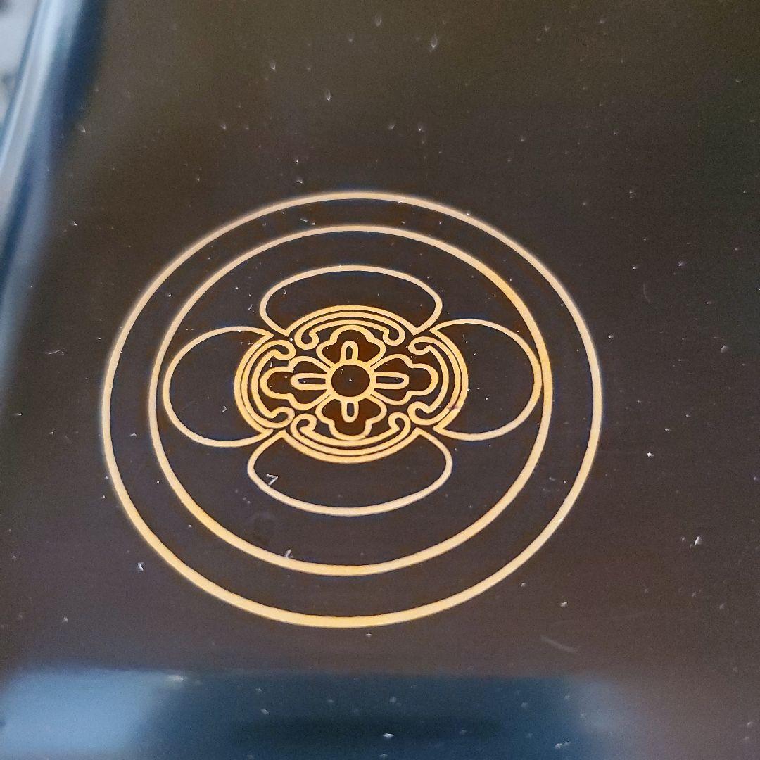 丸に木瓜 家紋入り 重箱