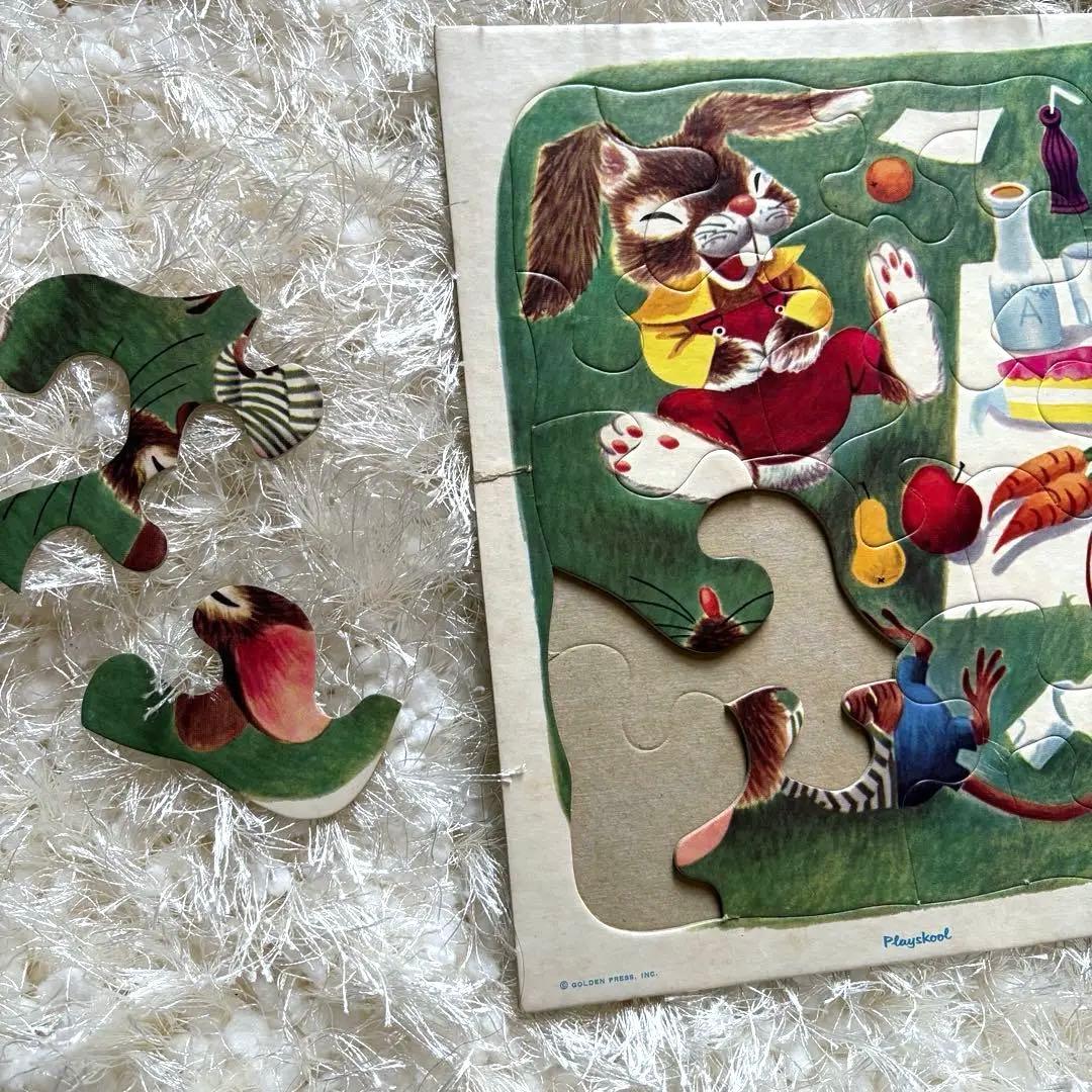 リチャード・スキャリー ヴィンテージ パズル 4枚 PlaySkool 米国製