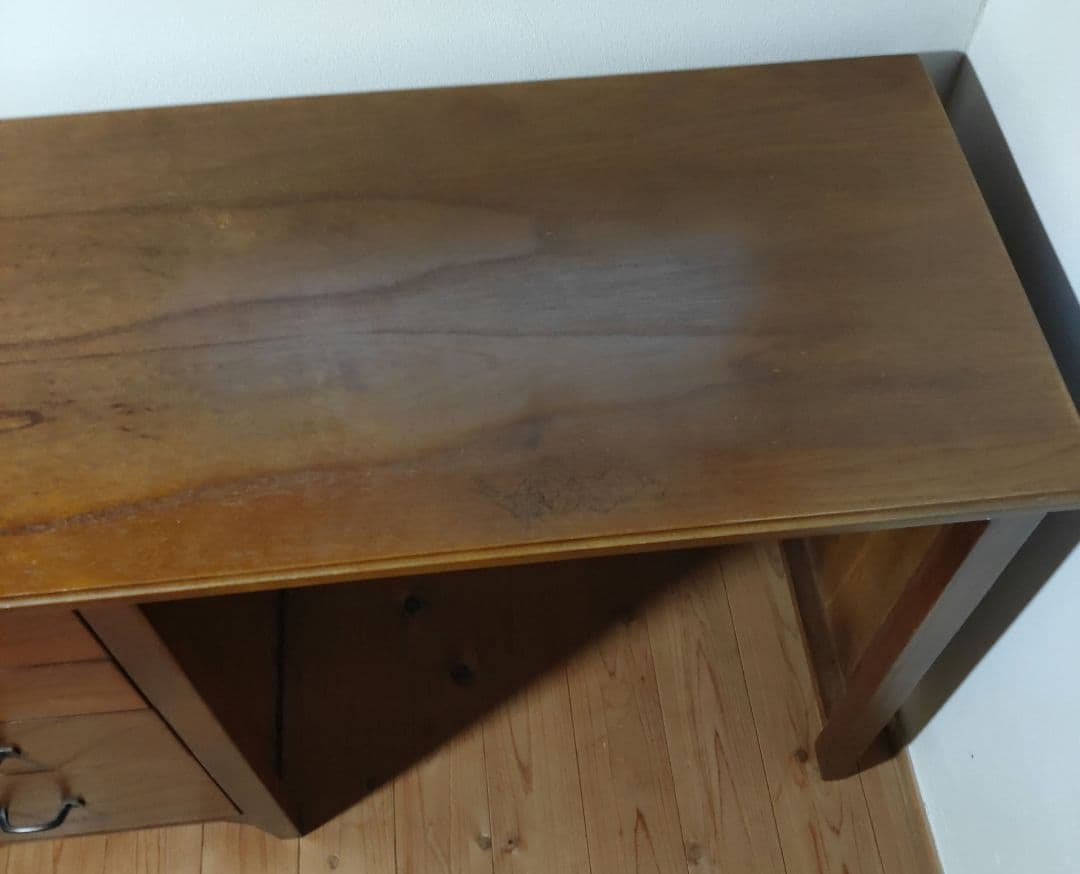 木製デスク 　引き出し付き