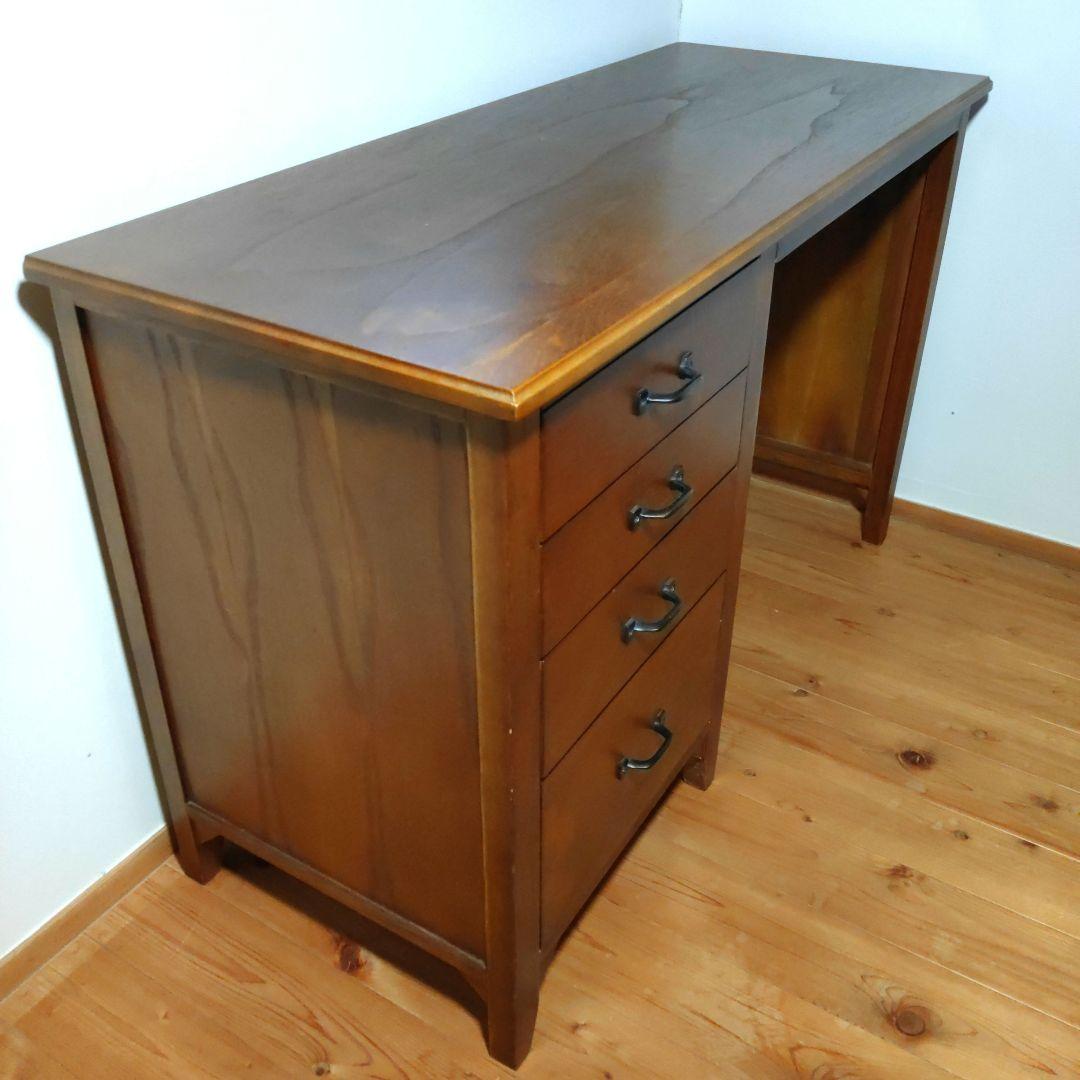 木製デスク 　引き出し付き