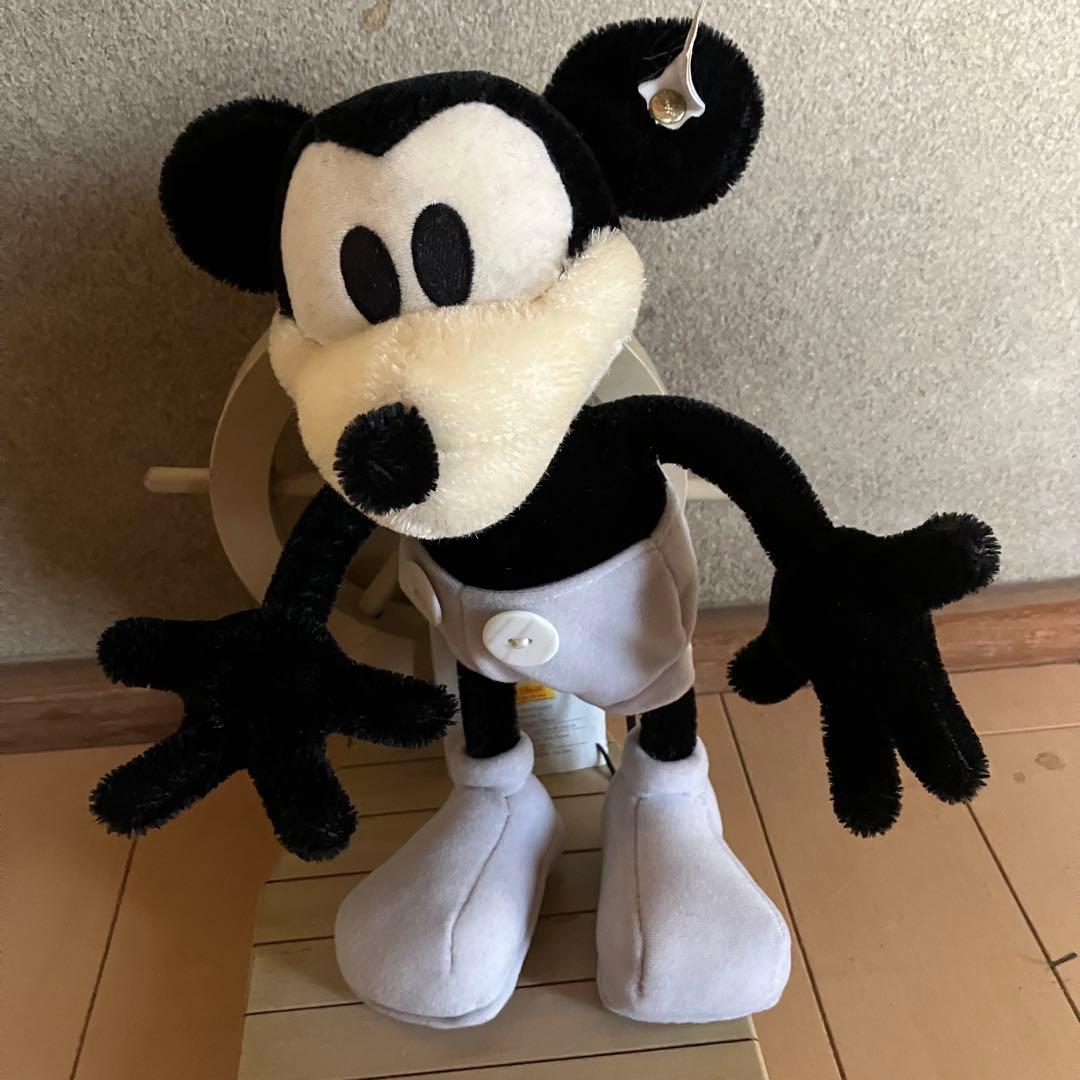 希少 シュタイフ 蒸気船ウィリー ミッキーマウス 世界限定 10000体