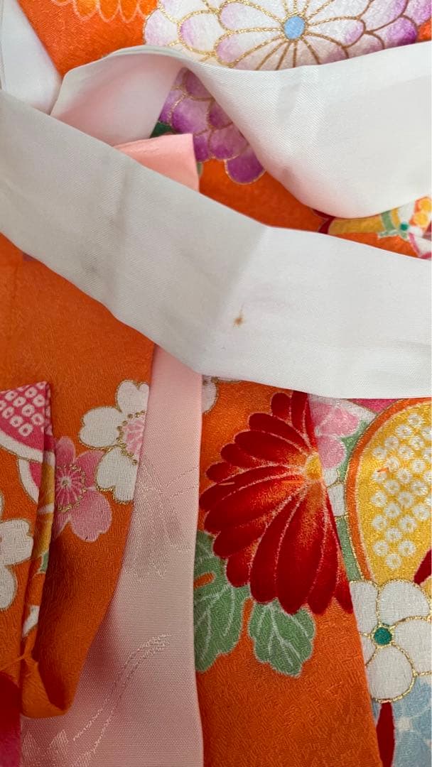 3歳　七五三　着物　お祝い着　被布セット