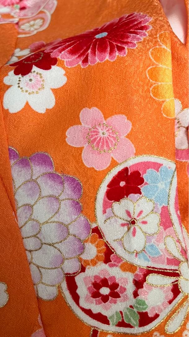 3歳　七五三　着物　お祝い着　被布セット