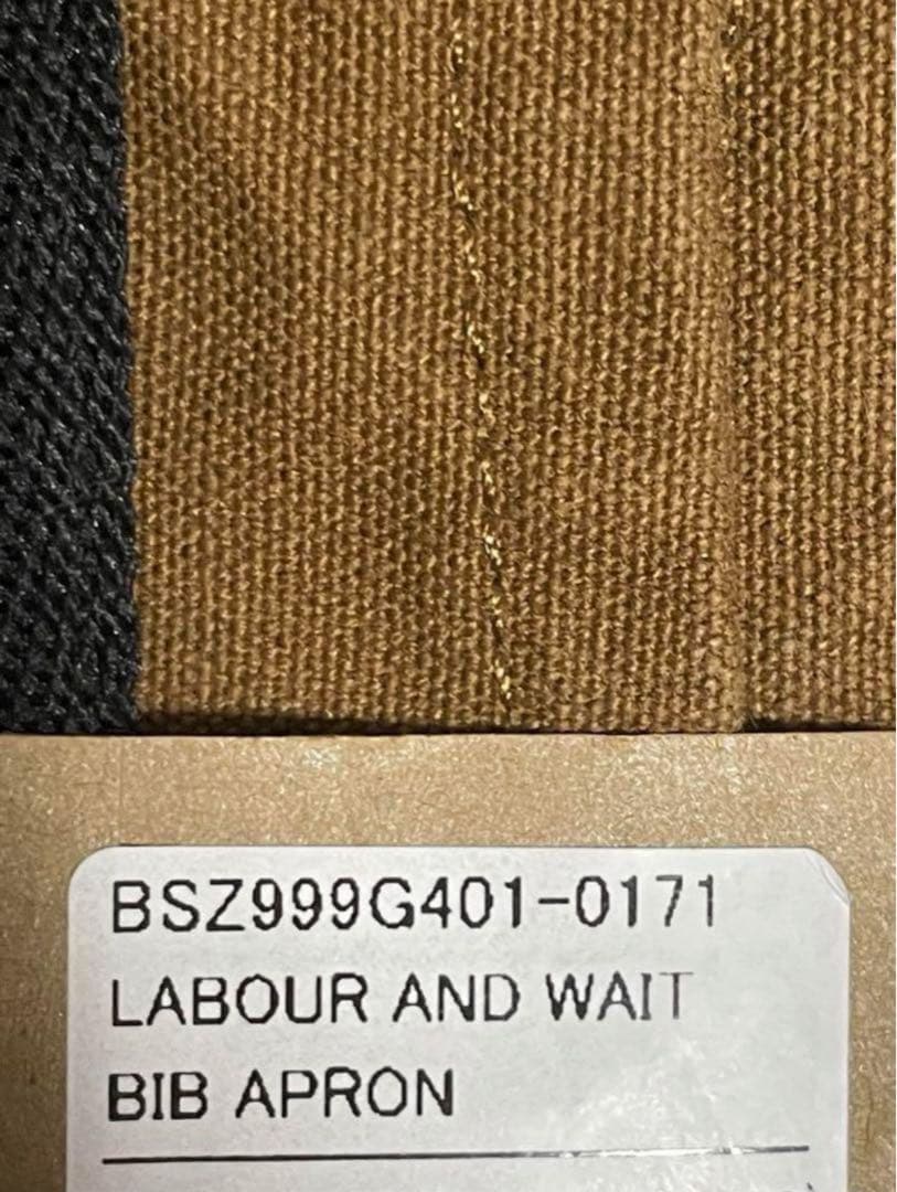 LABOUR AND WAIT レイバー アンド ウエイト エプロン