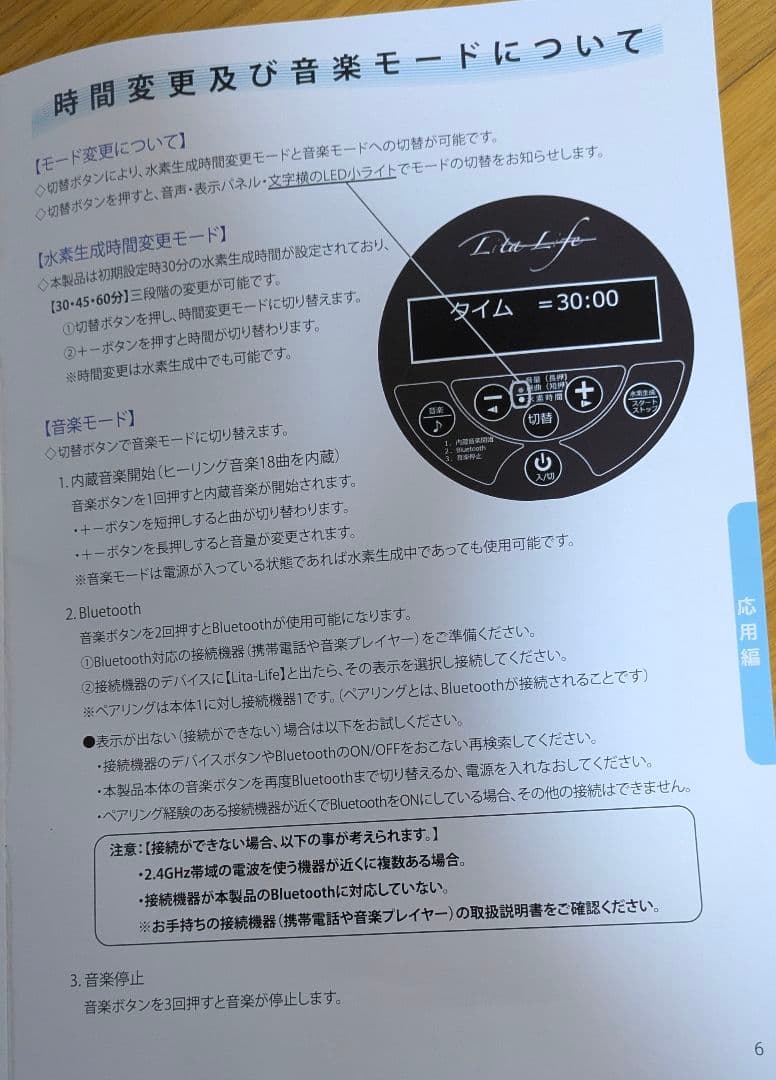 リタライフ　水素風呂　ver.2【機能確認済】