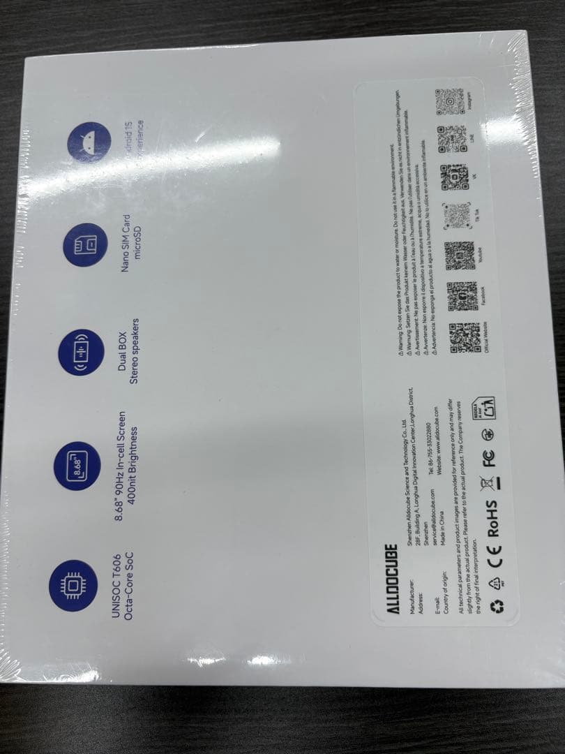 ALLDOCUBE iPlay60 mini Androidタブレット 8インチ