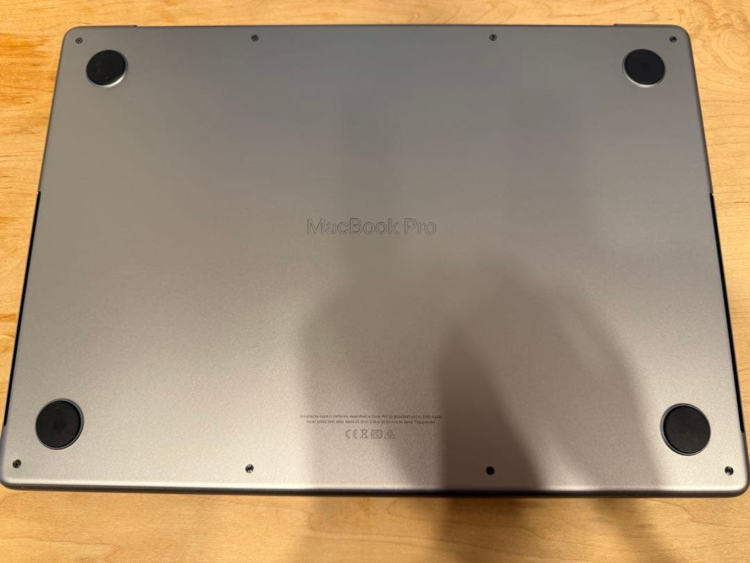 MacBook Pro 2021 M1プロ メモリ32GB ストレージ1TB
