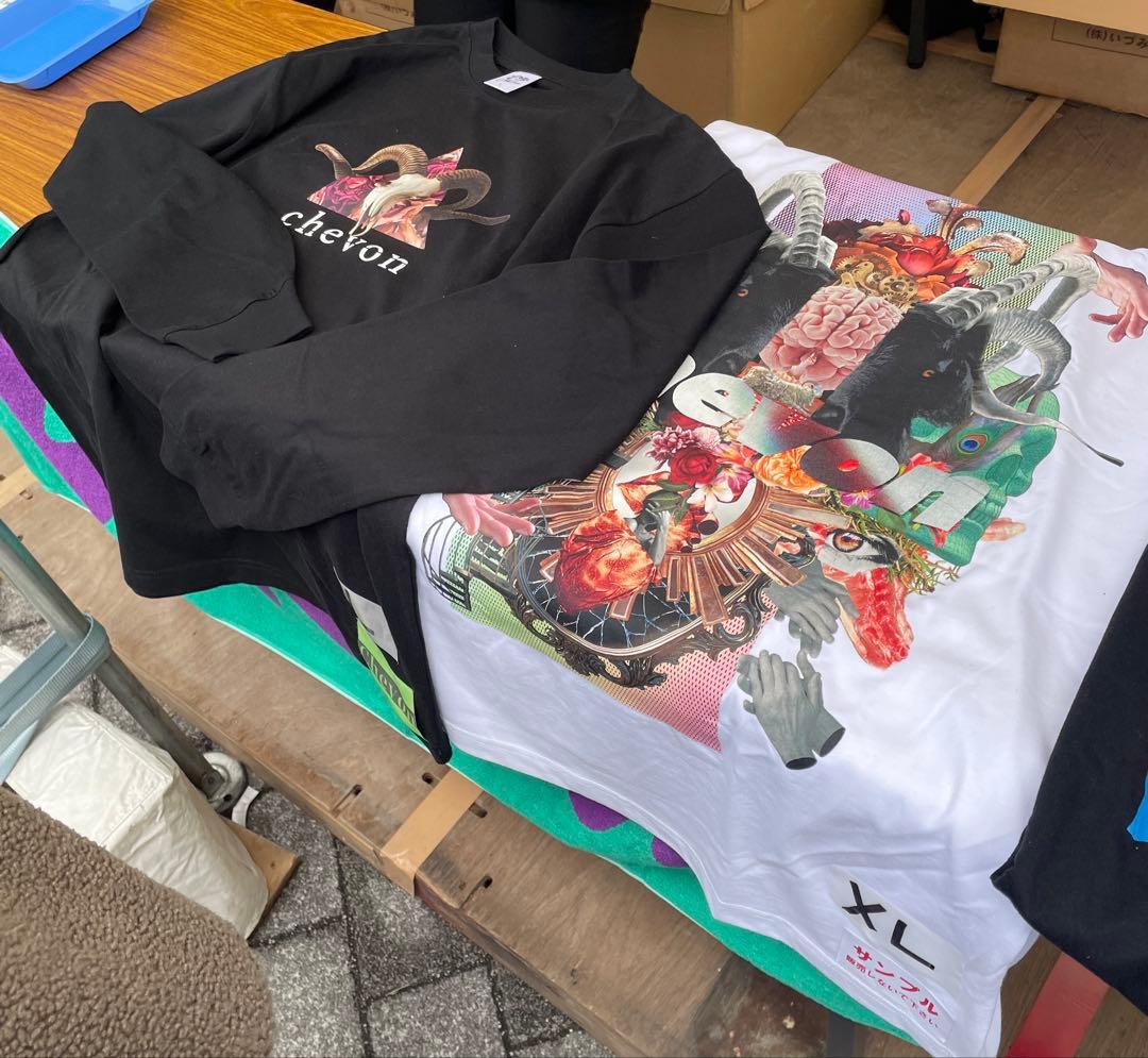 Chevon ロングTシャツ XL❸NEE※PEOPLE1※TOOBOE