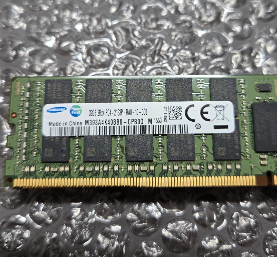 Samsung 32GB PC4-2133P サーバ用メモリx10(320GB)