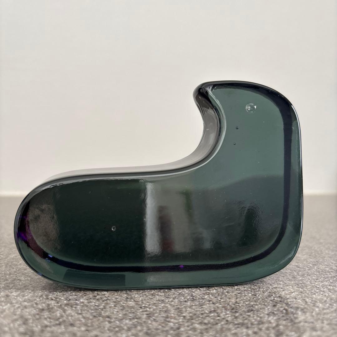 ミナペルホネン　イッタラ　ガラスバード　グレー