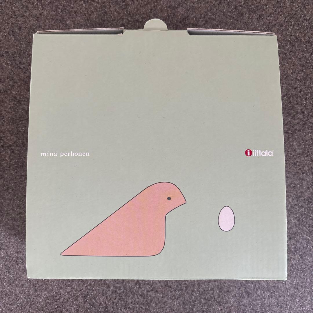 ミナペルホネン　イッタラ　ガラスバード　グレー