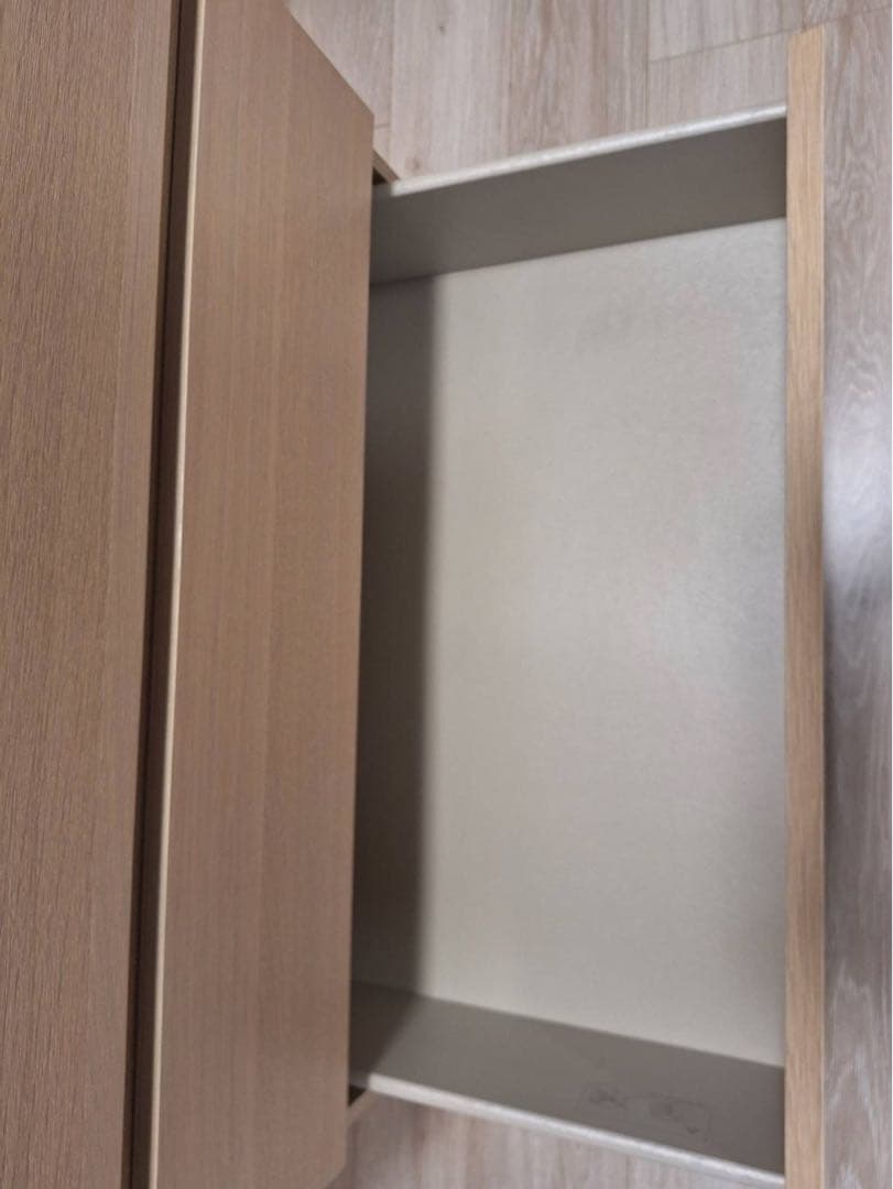 IKEA MALM 3段チェスト　ホワイトステインオーク　2/3
