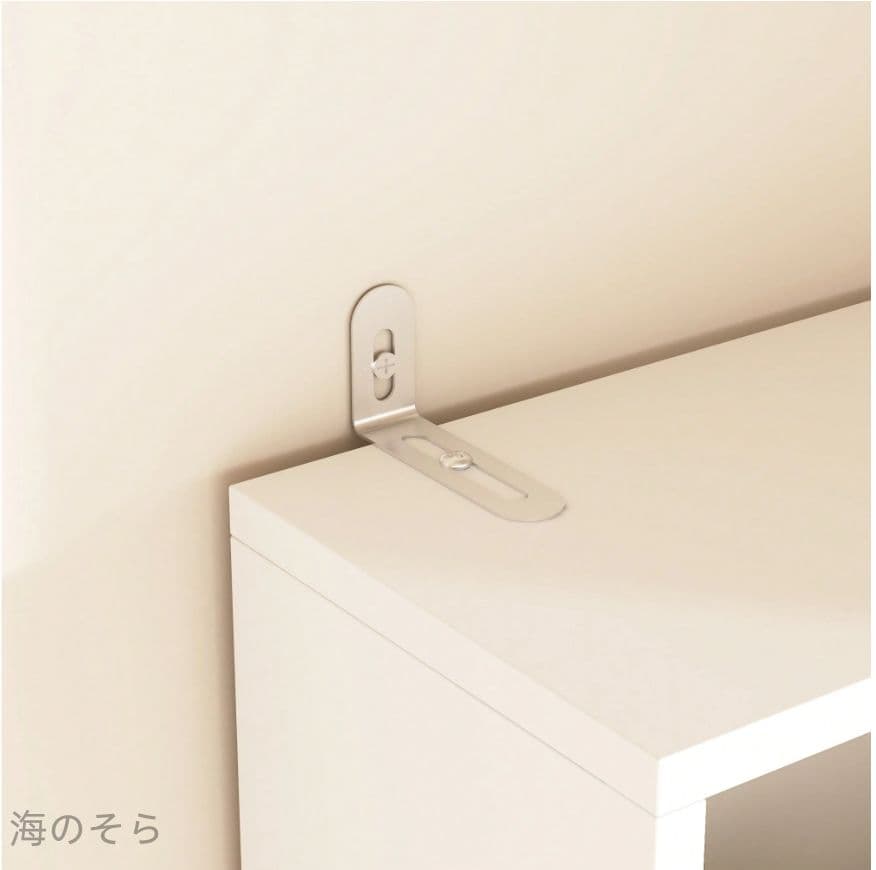 ホワイト 5段コーナー本棚 収納棚