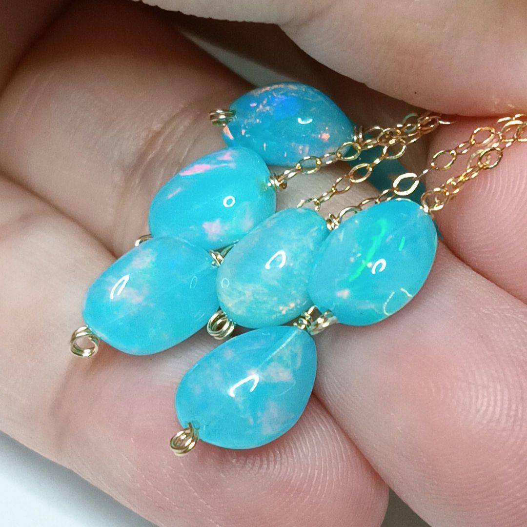 たまきち様✾14kgfブルーオパールチャーム