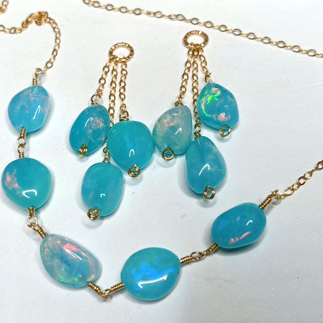 たまきち様✾14kgfブルーオパールチャーム