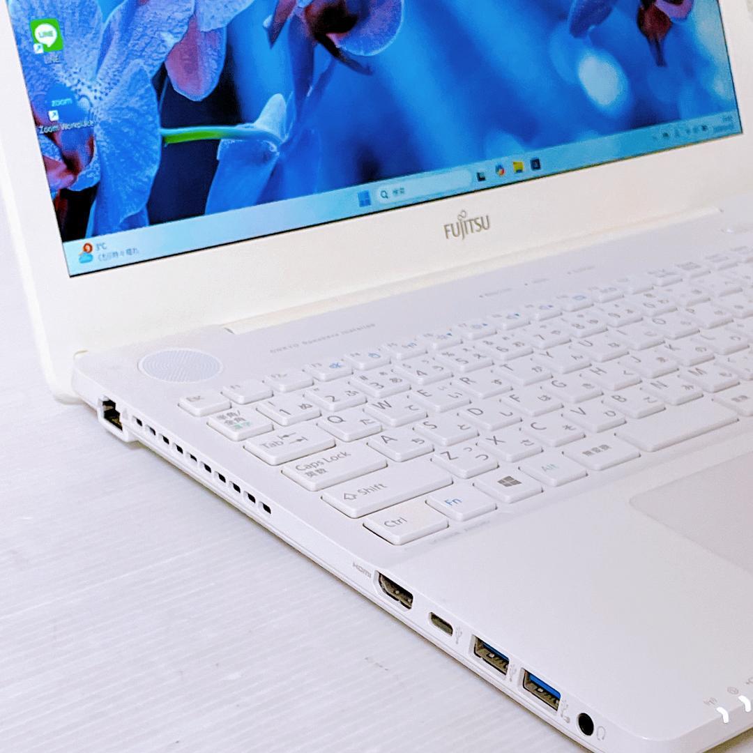 ノートパソコン Windows11 富士通 ノートPC 1TB 写真たっぷり保存