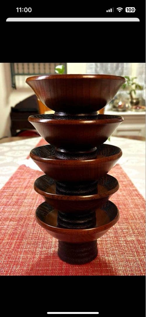 おまとめ！　①木製カトラリー　回転式スパイス調味料　②山中漆器　高台デザート鉢